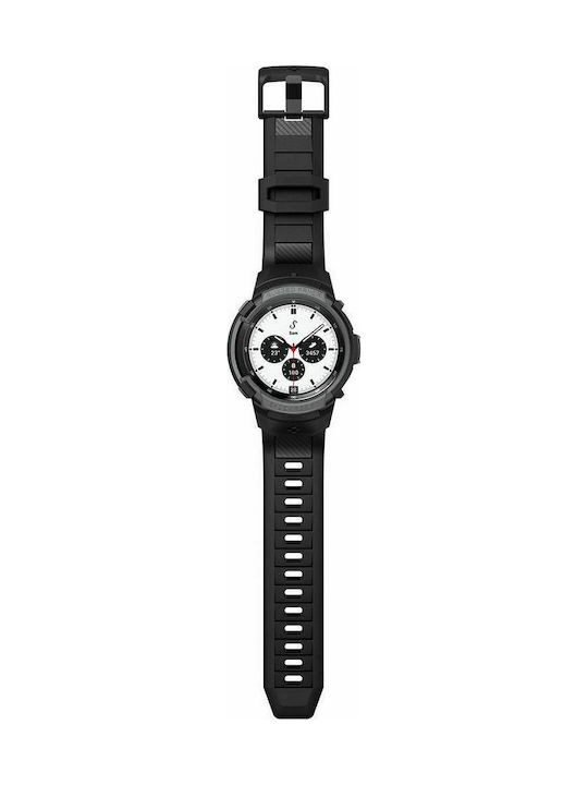 Spigen Rugged Armor Pro Θήκη Σιλικόνης Charcoal Grey για το Galaxy Watch 4 Classic 42mm