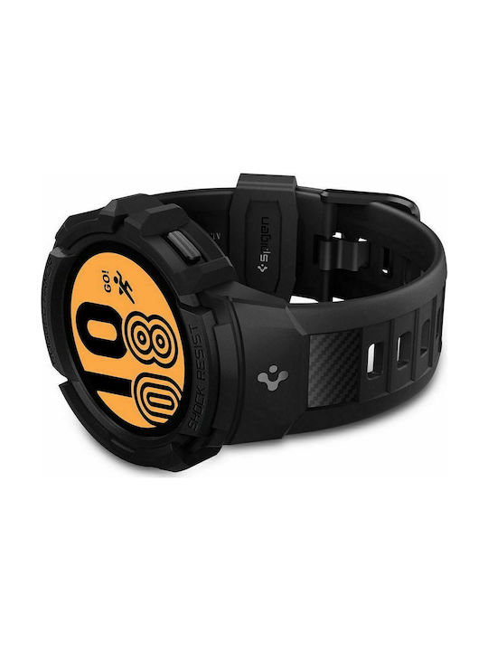 Spigen Rugged Armor Pro Θήκη Σιλικόνης Charcoal Grey για το Galaxy Watch 4 40mm
