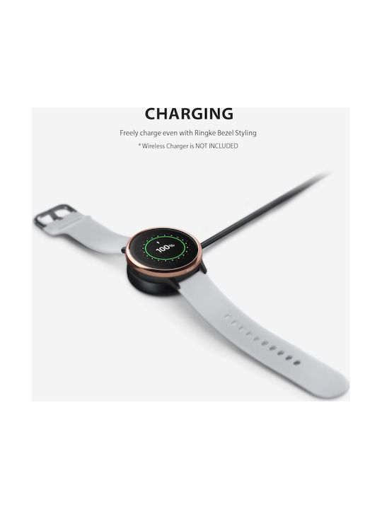 Ringke Bezel Ring σε Ροζ Χρυσό χρώμα για το Galaxy Watch Active 2 44mm