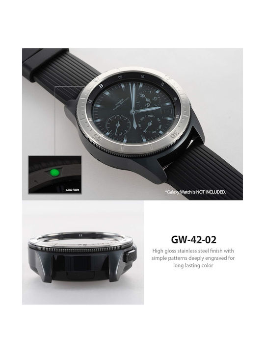 Ringke Bezel Ring σε Ασημί χρώμα για το Galaxy Watch 42mm