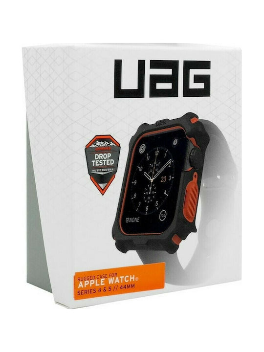 UAG Rugged Armor Πλαστική Θήκη σε Μαύρο χρώμα για το Apple Watch 44mm