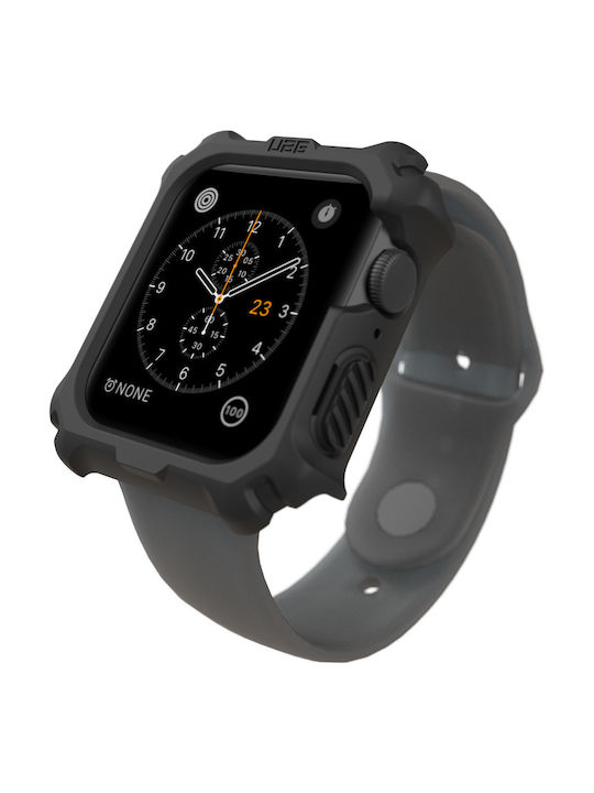 UAG Rugged Armor Πλαστική Θήκη σε Μαύρο χρώμα για το Apple Watch 44mm