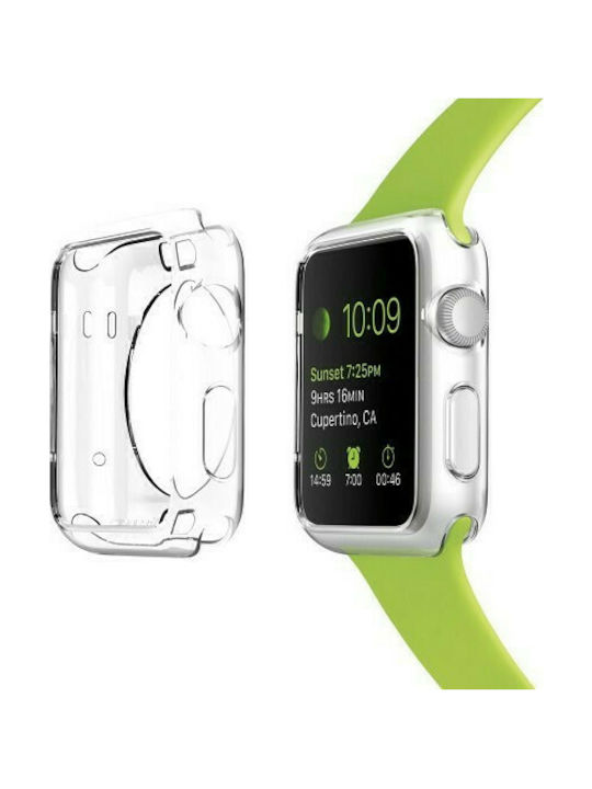 Spigen Liquid Crystal Θήκη Σιλικόνης σε Διάφανο χρώμα για το Apple Watch 44mm