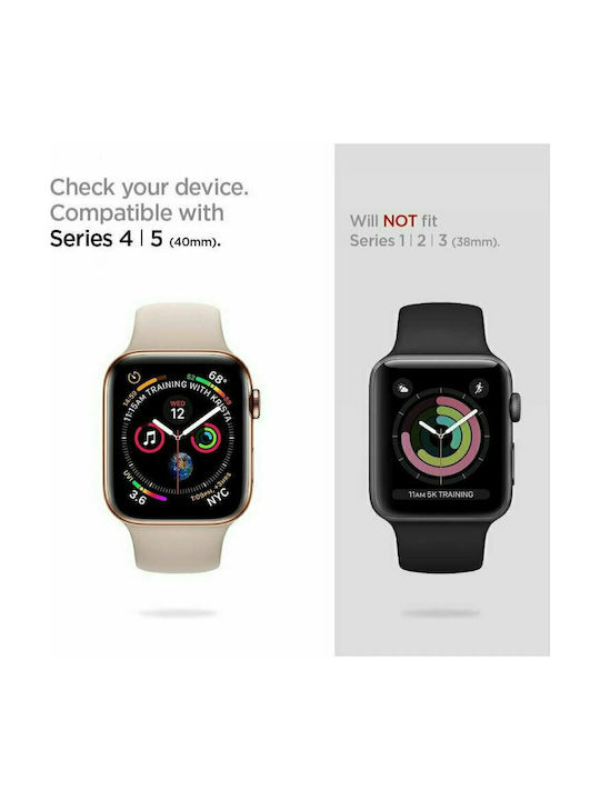 Spigen Rugged Armor Θήκη Σιλικόνης Olive Green για το Apple Watch 40mm