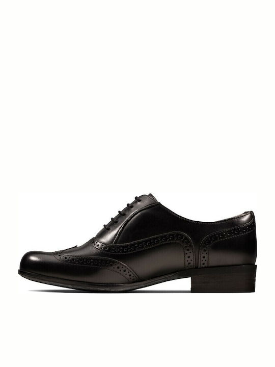 Hamble Oak Women's Leather Oxford Shoes Black