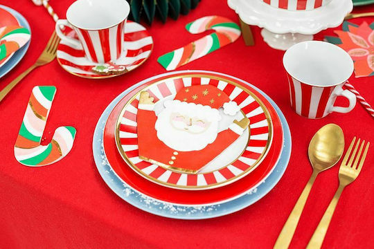 PartyDeco Christmas Napkins with Santa Claus 20 Pieces PartyDeco Christmas Napkins with Santa Claus 20 Pieces