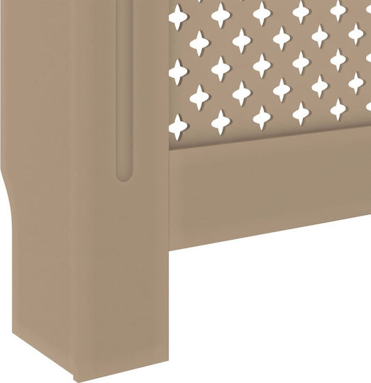 vidaXL MDF Heizkörperabdeckung Braun 78x19x81.5cm