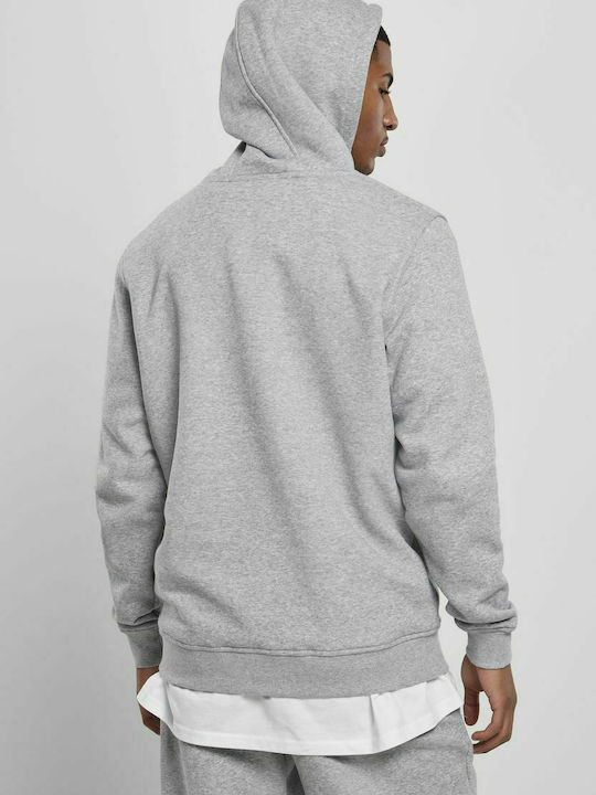 Starter ST086 Men's Sweatshirt with Hood and Pockets Heather Grey ST086-00431