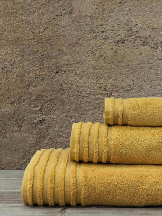 Nima Πετσέτα Χεριών Vista 30x50εκ. Warm Beige Βάρους 700gr/m²