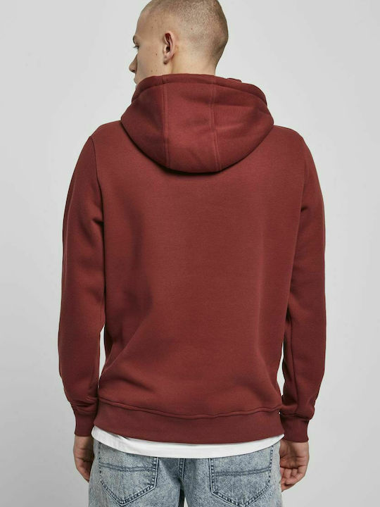 Starter ST086 Men's Sweatshirt with Hood and Pockets Burgundy ST086-01157