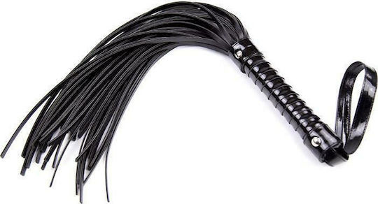 Fetish Addict Μαστίγιο Shinny Handle Flogger Black
