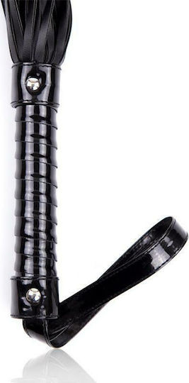 Fetish Addict Μαστίγιο Shinny Handle Flogger Black