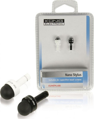 Konig CS2NSTYL100 Γραφίδα Αφής Λευκό & Μαύρο CS2NSTYL100