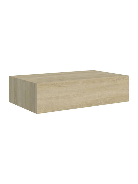 Wall Shelf Oak 40x23.5x10cm