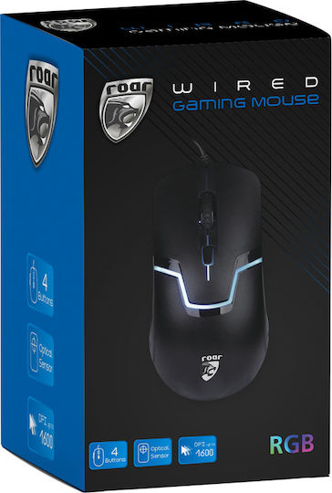 Roar RR-0006 RGB Gaming Mouse Black