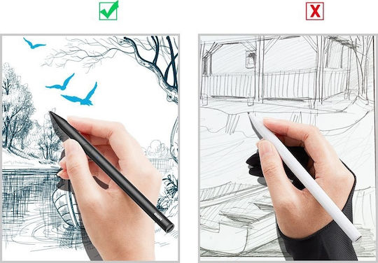 ESR Digital+ Digitală Stilou Tactil cu Palm Rejection pentru iPad de culoare Negru