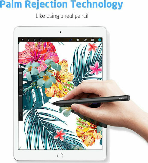 ESR Digital+ Digitală Stilou Tactil cu Palm Rejection pentru iPad de culoare Negru
