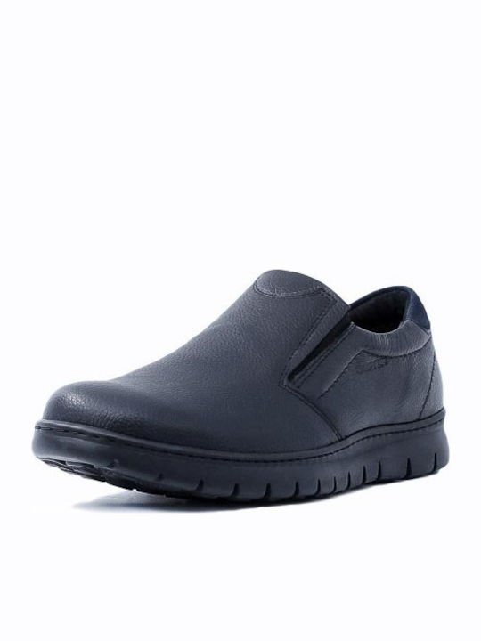 Softies Men's Anatomic Leather Casual Shoes Black