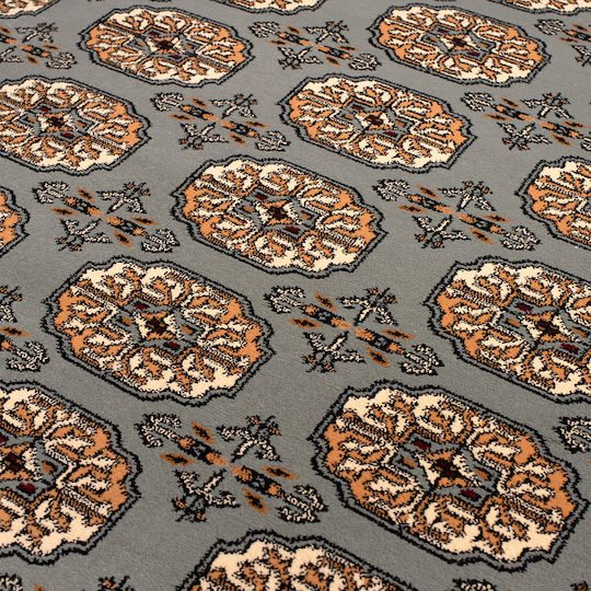 Βιοκαρπέτ Isfahan 5602A Χαλί Διάδρομος με Κρόσια Blue Cream 80x220cm