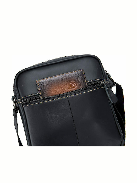 Leather Men's Bag Shoulder / Crossbody Black