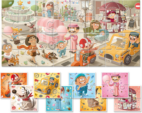 Kids Puzzle City for 2+ years+ Years 32pcs Ludattica