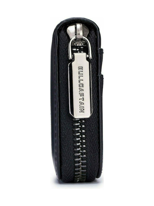 Leather Men's Wallet Cards with RFID Black