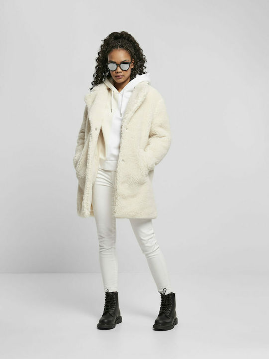 Women's Long Fur White