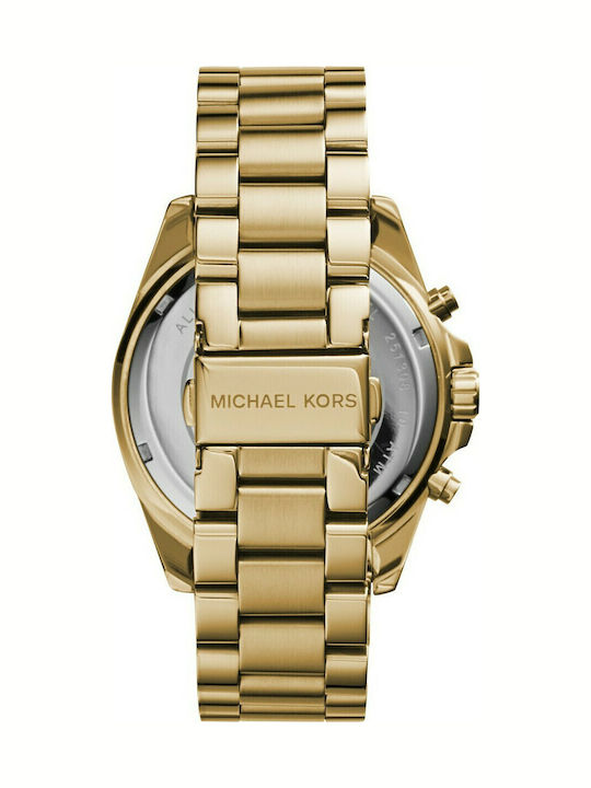 Michael Kors Bradshaw Damen Uhr Chronograph mit Gold Metallarmband