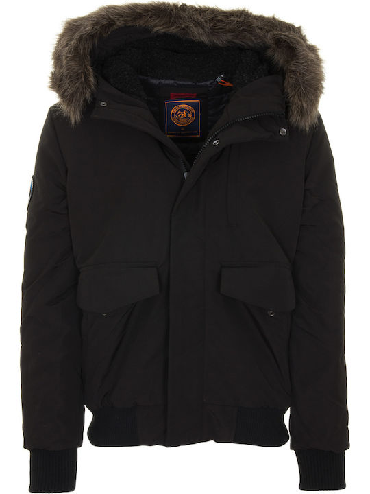 EVEREST Winter Jacket Bomber Black