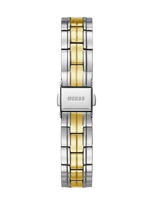Guess Damen Uhr mit Silber Metallarmband