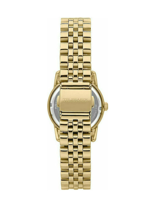 Trussardi T-Joy Womens Watch 30mm Battery with Gold Stainless Steel Bracelet