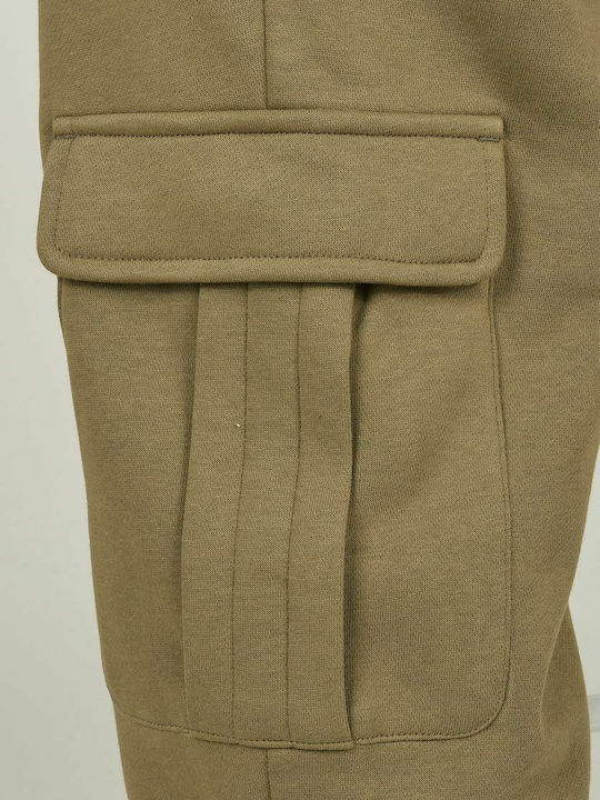 Tiniolive Cargo-Hose Jogginghose mit Gummizug Khaki