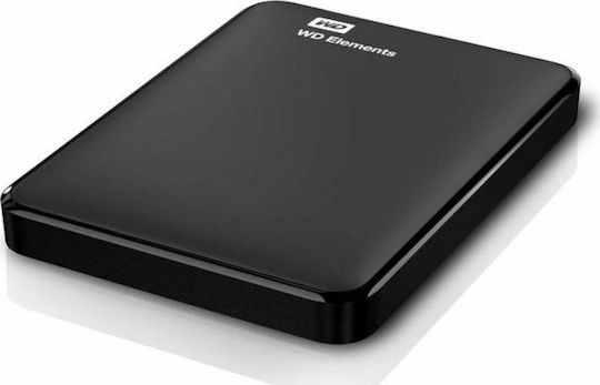 Western Digital Elements Portable USB 3.0 External 2.5" HDD 1TB Black