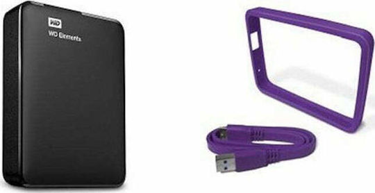 Western Digital Elements Portable USB 3.0 Εξωτερικός HDD 3TB 2.5" Μαύρο