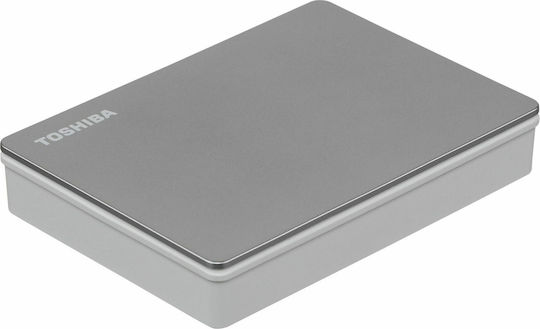 Toshiba Canvio Flex USB 3.2 External 2.5" HDD 4TB Silver