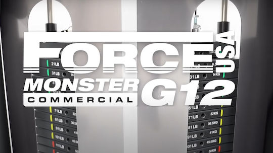Force USA G12 Aparat multifuncțional de fitness cu greutăți 181kg (2x90.5kg)