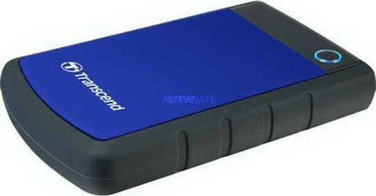 Transcend StoreJet 25H3 USB 3.0 Външен HDD 2000ГБ 2.5" Син