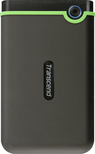 Transcend StoreJet 25M3 USB 3.0 Външен HDD 1000ГБ 2.5" Желязно сиво