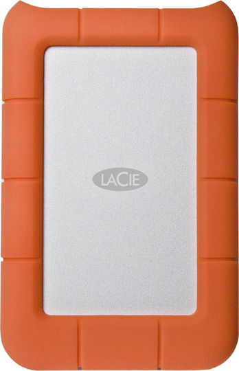Lacie Rugged Mini USB 3.0 Εξωτερικός HDD 4TB 2.5" Πορτοκαλί