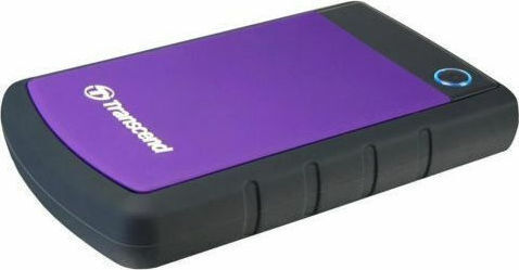 Transcend StoreJet 25H3P USB 3.0 External 2.5" HDD 2TB Black