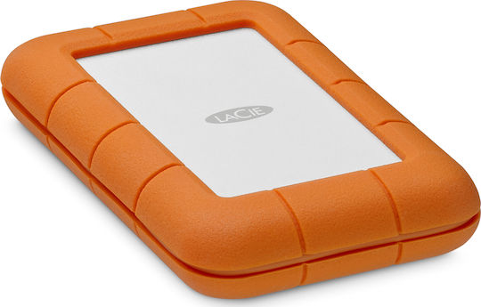 Lacie Rugged Secure USB 3.1 / USB-C Външен HDD 2000ГБ 2.5" Оранжев
