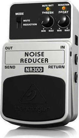Behringer Πετάλι Noise Gate Ηλεκτροακουστικών Οργάνων, Ηλεκτρικής Κιθάρας και Ηλεκτρικού Μπάσου NR300