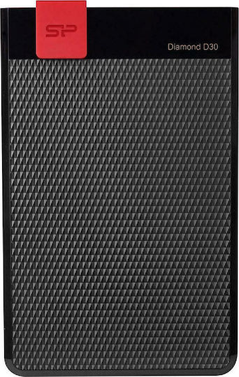 Silicon Power Diamond D30 D3S USB 3.1 Εξωτερικός HDD 1TB 2.5" Μαύρο