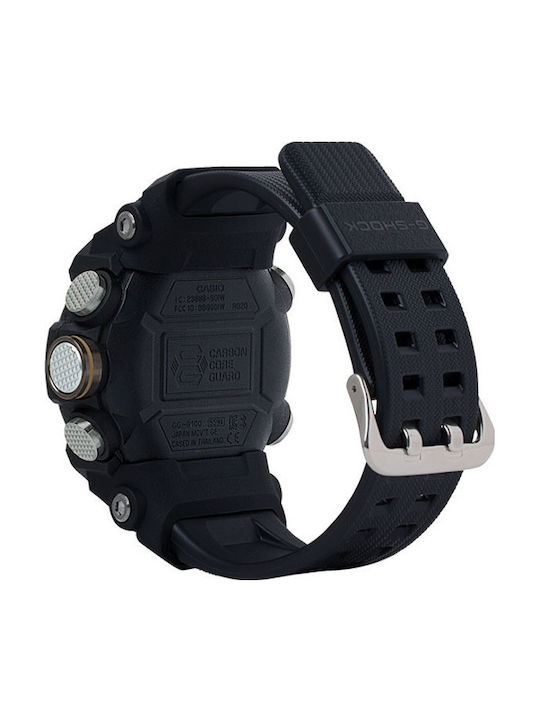 Casio G-Shock Master of G-Land Mudmaster Analog/Digital Men's Watch 52.9mm Battery with Black Rubber Strap