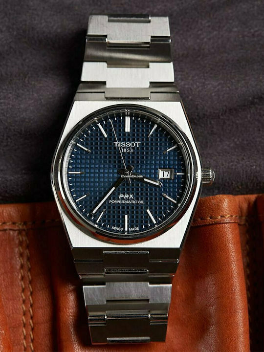 Tissot Men's Watch 40mm Battery with Silver Metal Bracelet