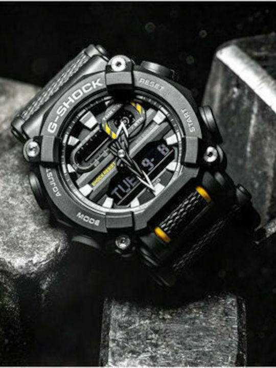 Casio G-shock Men's Watch 49.5mm Chronograph Battery with Black Rubber Strap