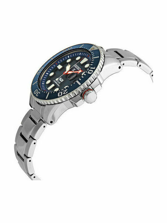 Seiko Prospex Padi Men's Watch 43.5mm Solar with Silver Metal Bracelet
