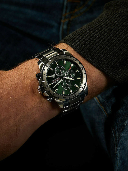 Festina Ρολόι Μπαταρίας με Μεταλλικό Μπρασελέ Festina Ρολόι Μπαταρίας με Μεταλλικό Μπρασελέ