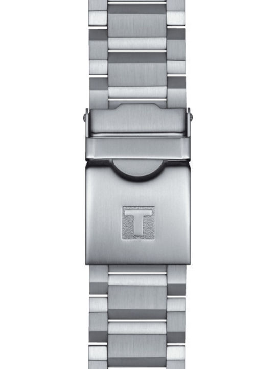 Tissot Supersport Ανδρικό Ρολόι 46mm Μπαταρίας με Μαύρο Μεταλλικό Μπρασελέ