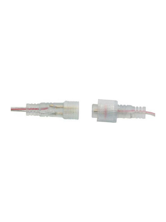 8 Λαμπάκια LED 2.5μ. x 47εκ. Λευκά τύπου Μετεωρίτης